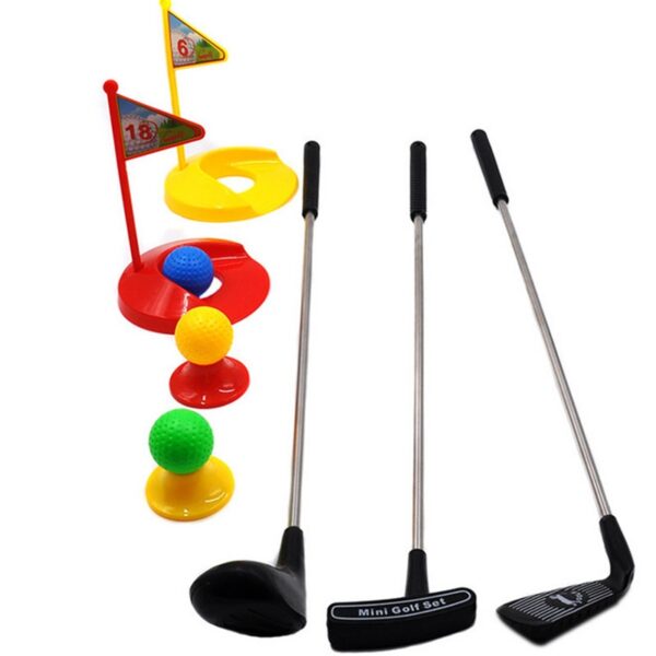 Outdoor Mini Funny Golf Toy Set Kids Learning Active Early Education Sports Game Exercise Ball Toys Boys And Girls Play Ball Toy