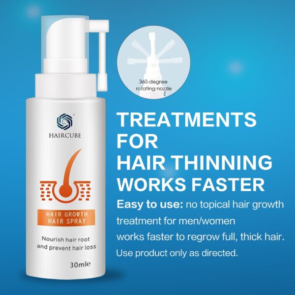 HAIRCUBE Hair Growth Spray Anti Hair Loss Serum for Fast Hair Growth Treatment Oil Hair Tonic Hair Care Hair Loss Products