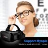 Original 3D Virtual Reality VR Glasses Support 0-600 Myopia Binocular 3D Glasses Headset VR for 4-7 Inch IOS Android Smartphone